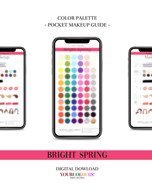 COLOR PALETTE - Bright Spring Pocket Makeup Guide