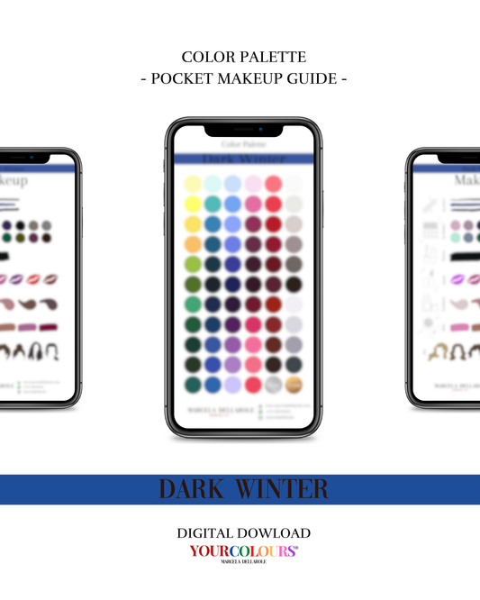 COLOR PALETTE - Dark Winter Pocket Makeup Guide