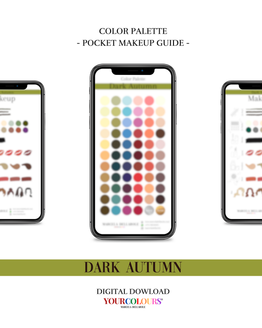 COLOR PALETTE - Dark Autumn Pocket Makeup Guide