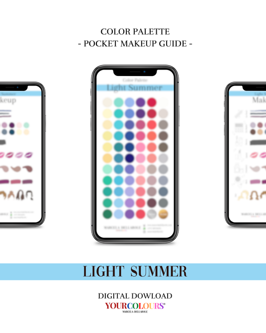 COLOR PALETTE - Light Summer Pocket Makeup Guide